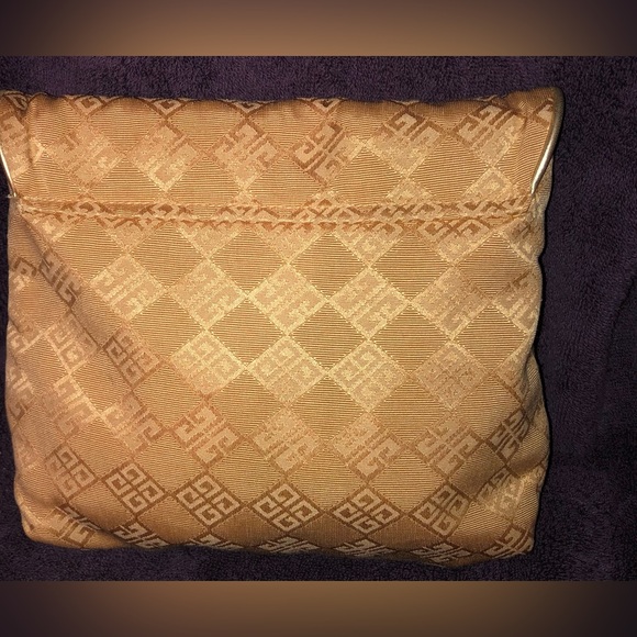 Vintage Givenchy Monogram Gold Cosmetic Toiletry Pouch Bag - Picture 2 of 6